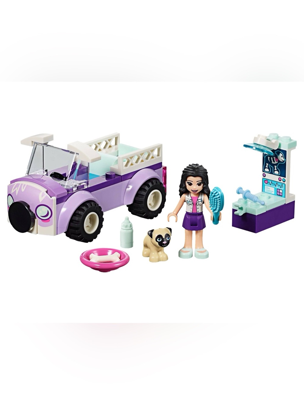 Lego Friends Emma's Mobile Vet Clinic #41360 COMPLETE